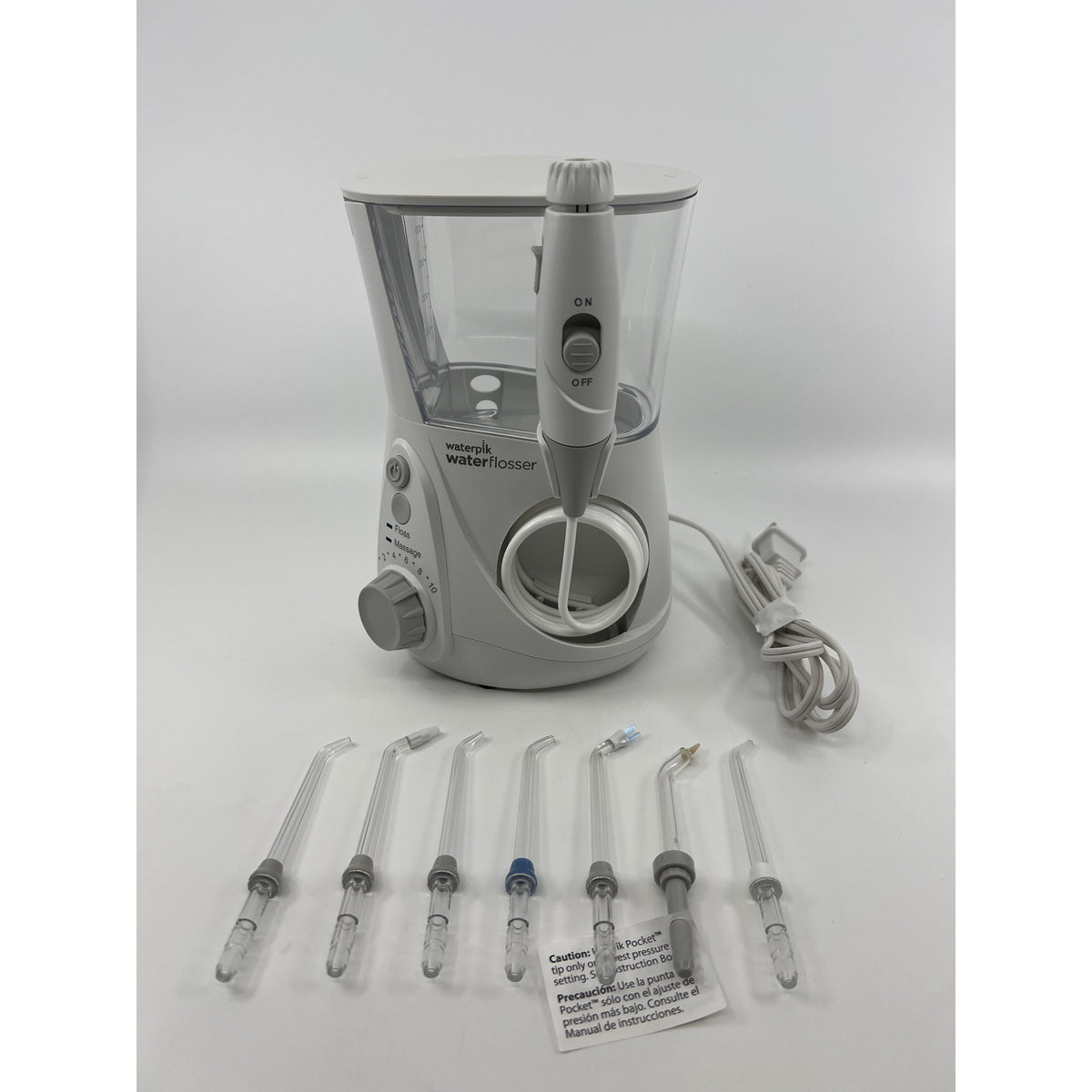Waterpik Aquarius WP-660 Countertop Water Flosser 10 Settings Like New — photo 1