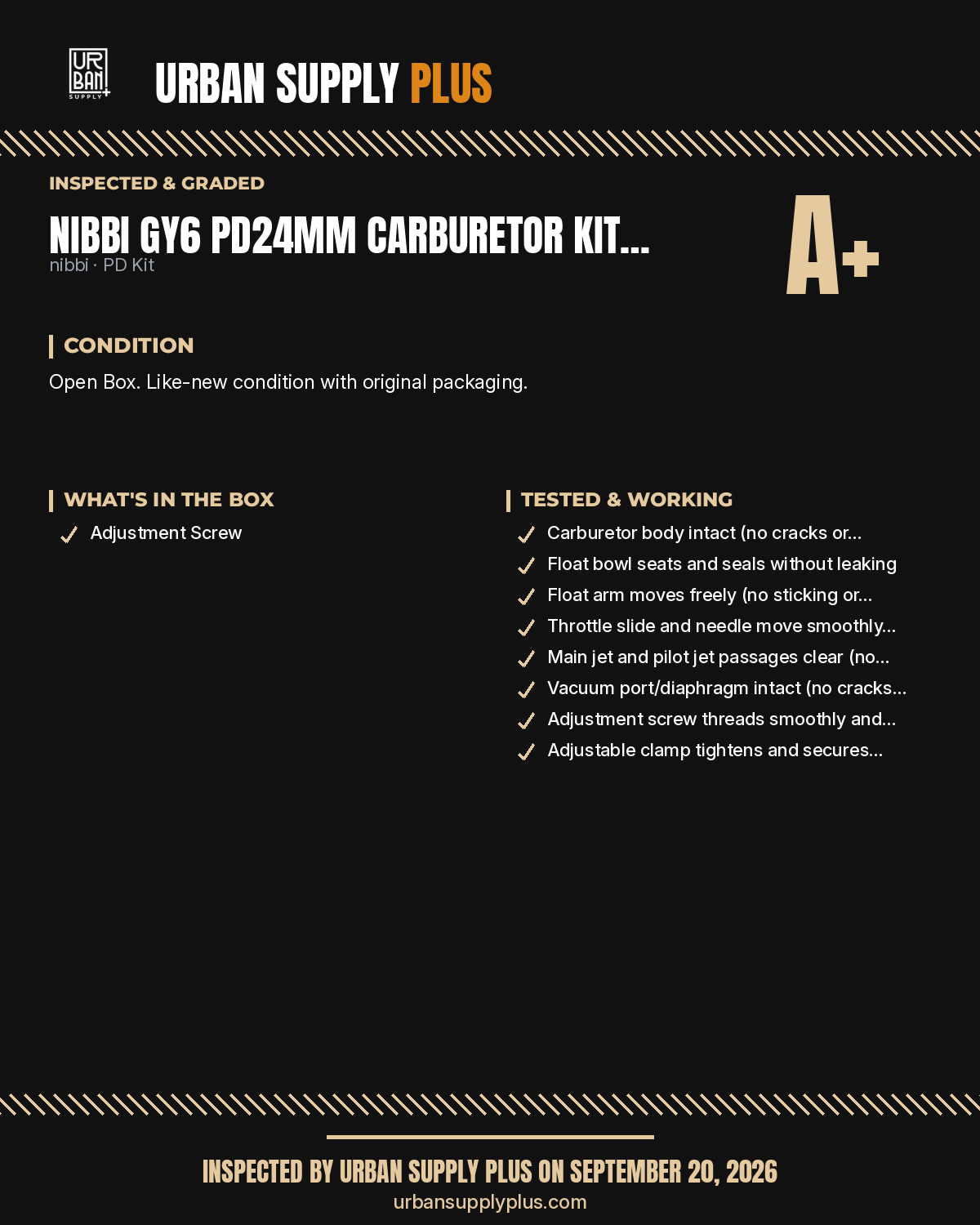 Diagnostic sheet