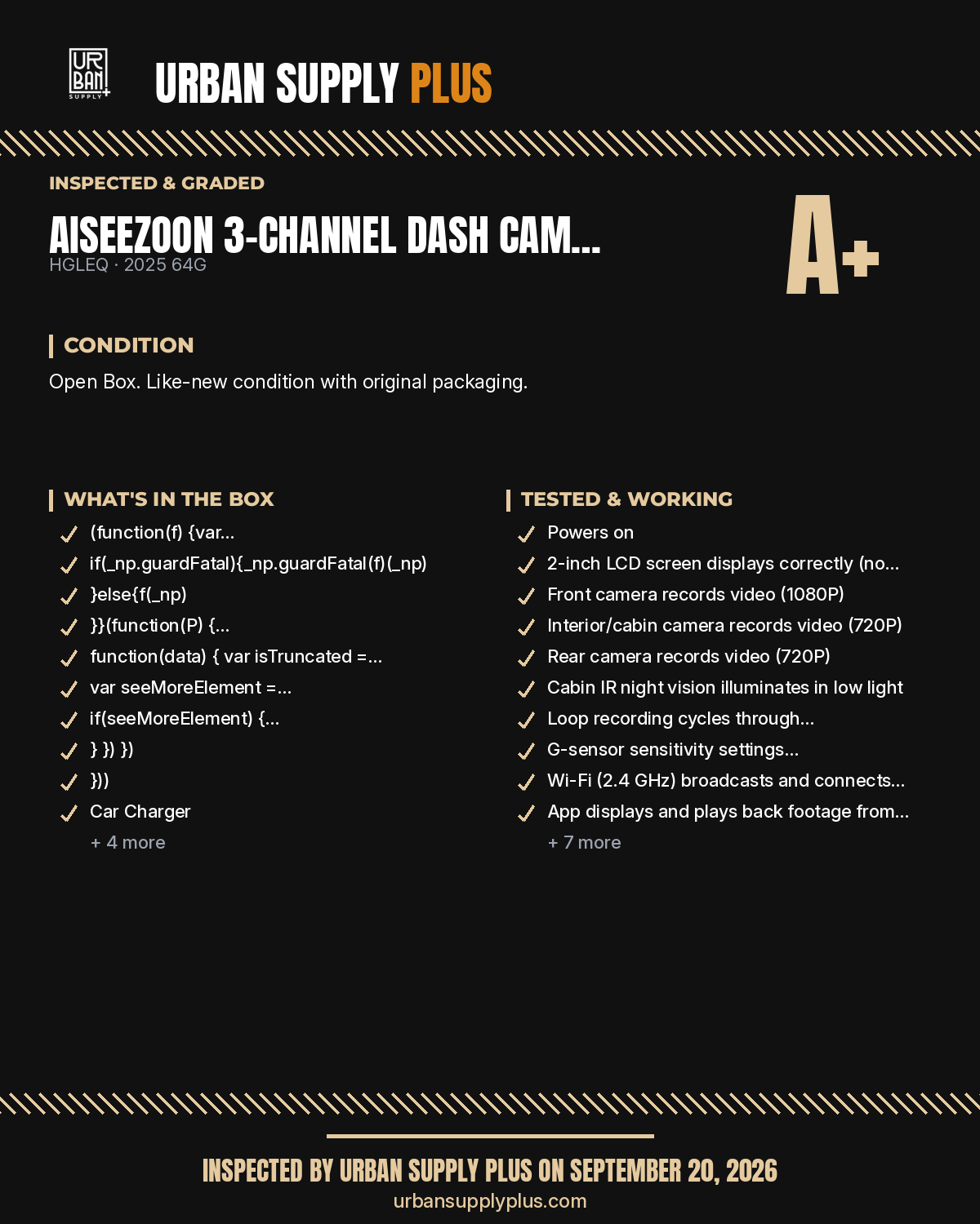 Diagnostic sheet