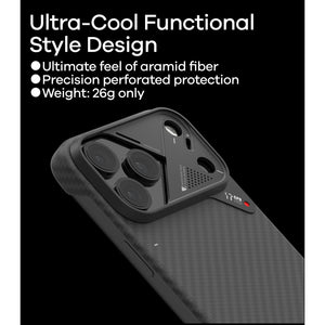 Aulumu A17 Aramid Fiber iPhone 17 Pro Case 1500D MagSafe Factory Sealed — photo 6