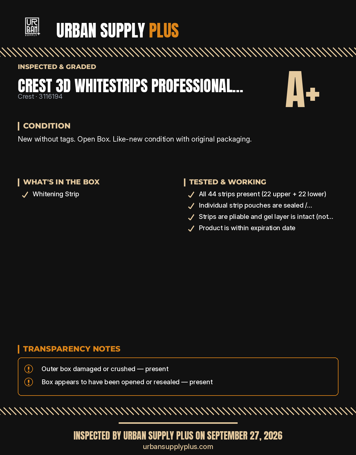 Diagnostic sheet
