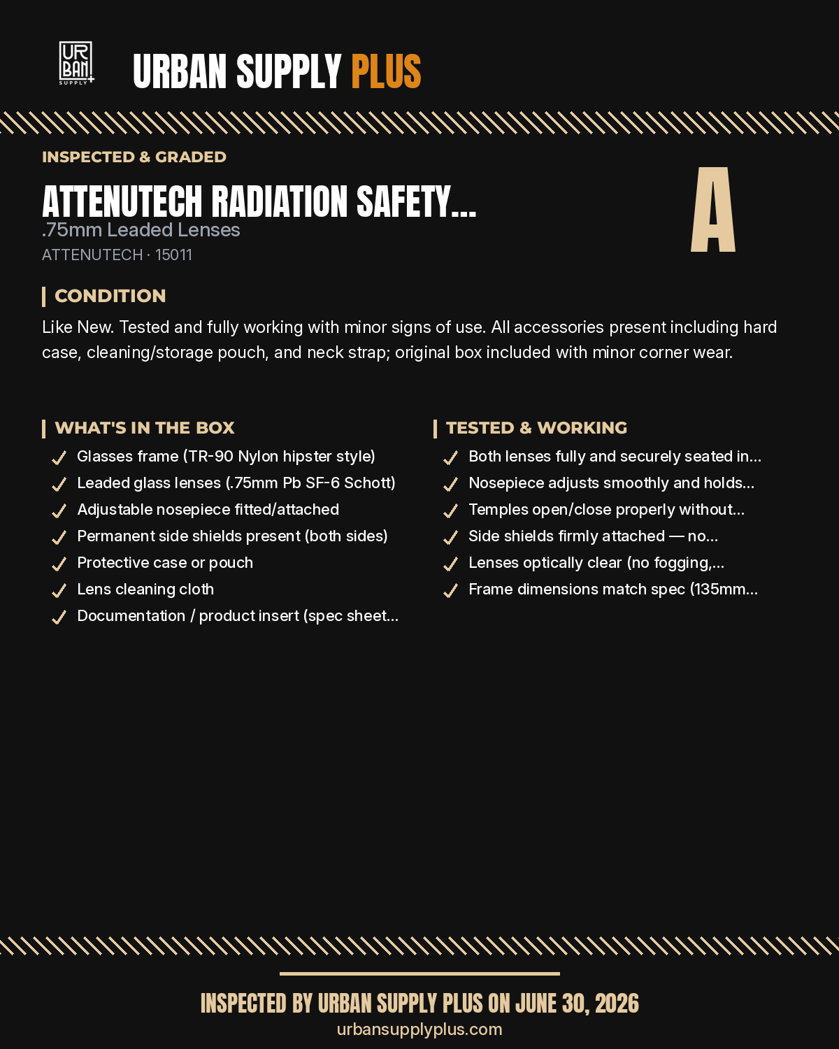 Diagnostic sheet