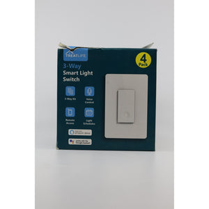 TREATLIFE 3-Way Smart Light Switch 4 Pack WiFi Factory Sealed — photo 3