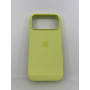 Apple iPhone 17 Pro Max Silicone Case MagSafe Neon Yellow Open Box — photo 3
