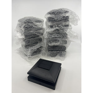 JOFIOS TZ10 Solar Post Cap Lights Black 4x4 Warm White 12-Pack Open Box — photo 3