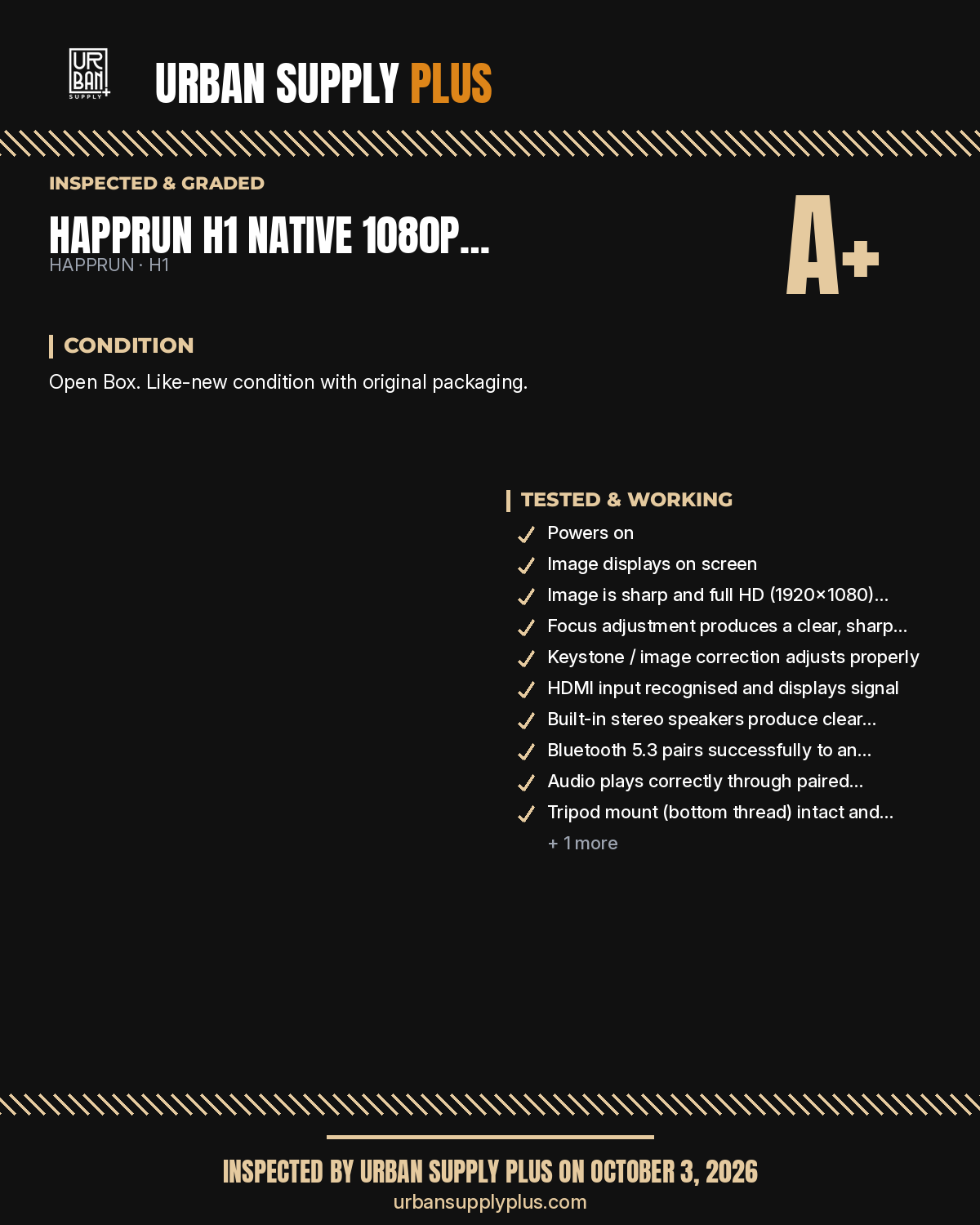 Diagnostic sheet