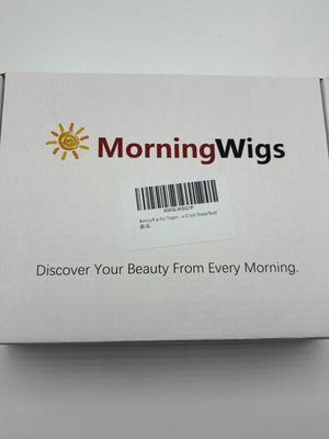MorningWigs 100% Remy Human Hair Topper Hairpiece Clip-In Black Open Box