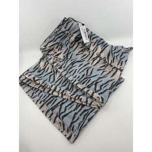 Nasty Gal Tiger Print Denim Wide Leg Jean Womens 8 New — photo 5