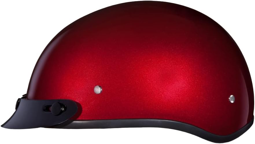 Daytona Half Skull Cap Motorcycle Helmet