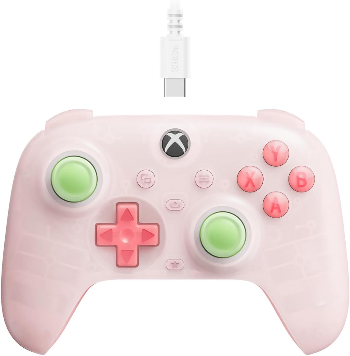 8BitDo Ultimate Mini Wired Controller for Xbox – Translucent Pink
