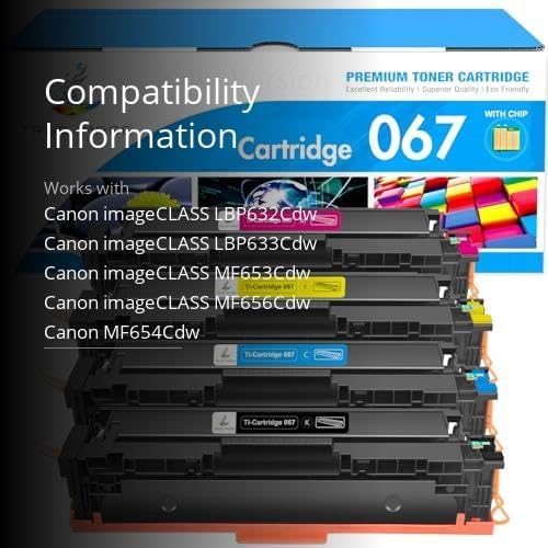 Canon 067H Toner Cartridge Set