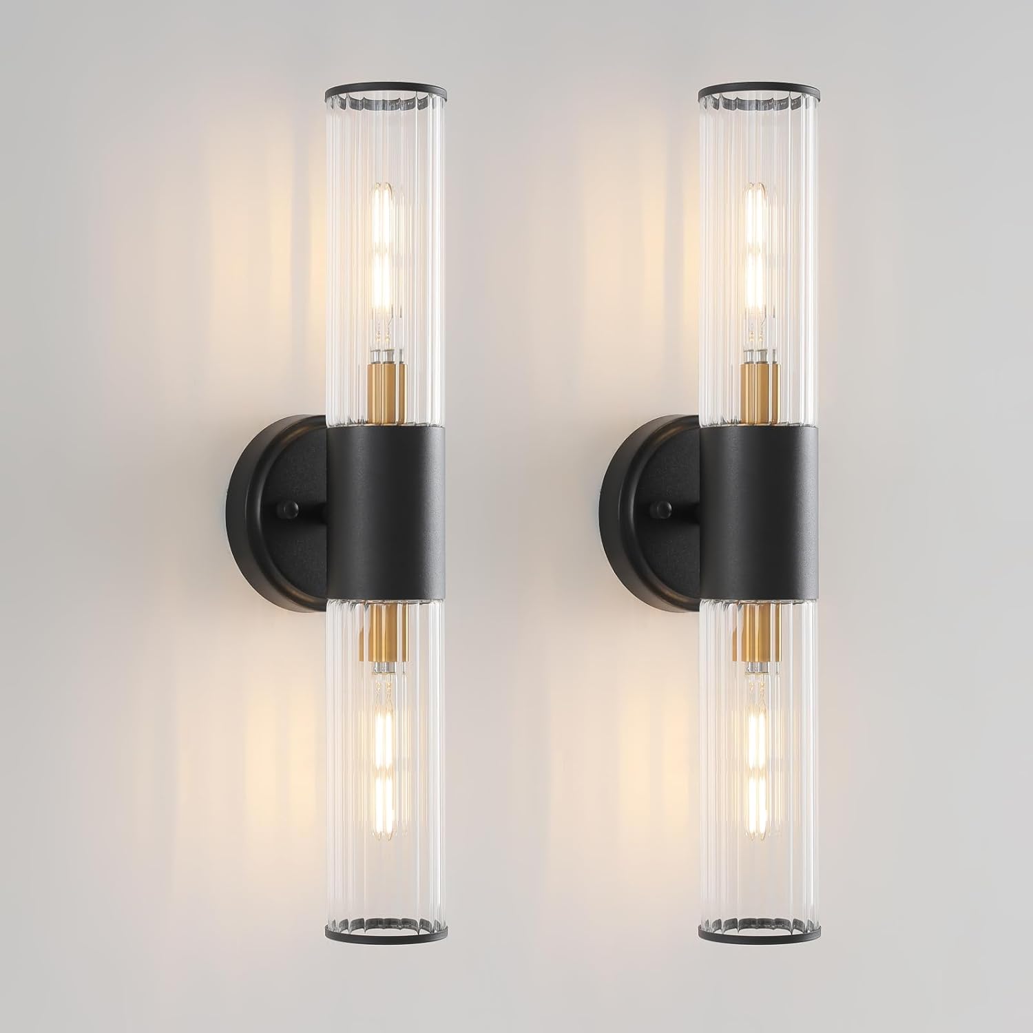 KUZZULL Wall Sconces Set of Two