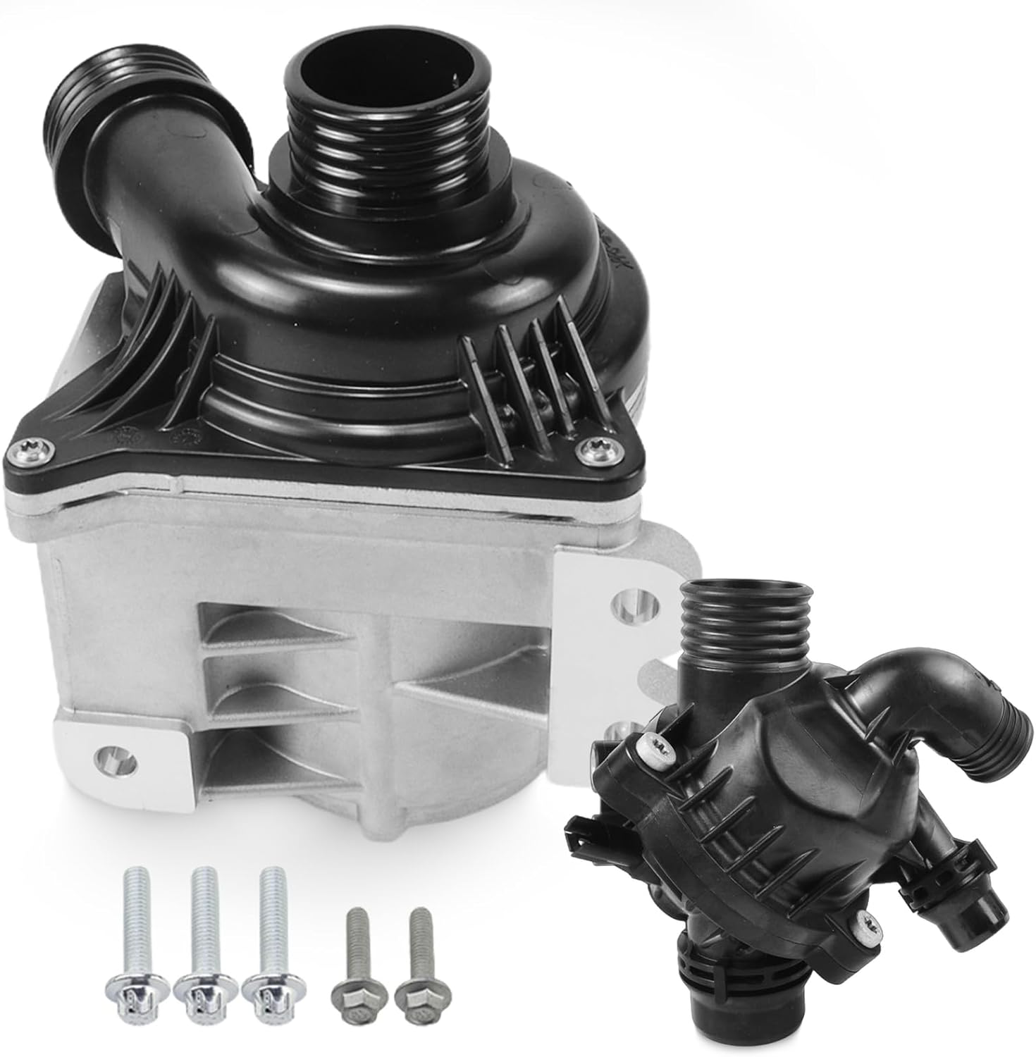 MUNIK 11517632426 Electric Engine Water Pump & Thermostat for BMW Models