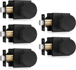 Haidms Matte Black Door Knobs Interior Privacy