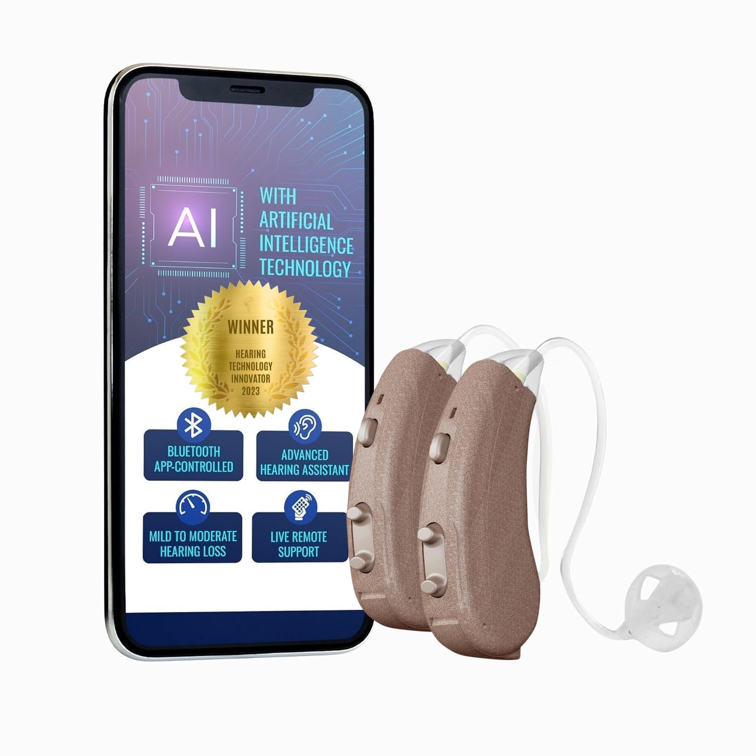 Tuned AI Powered OTC Hearing Aids