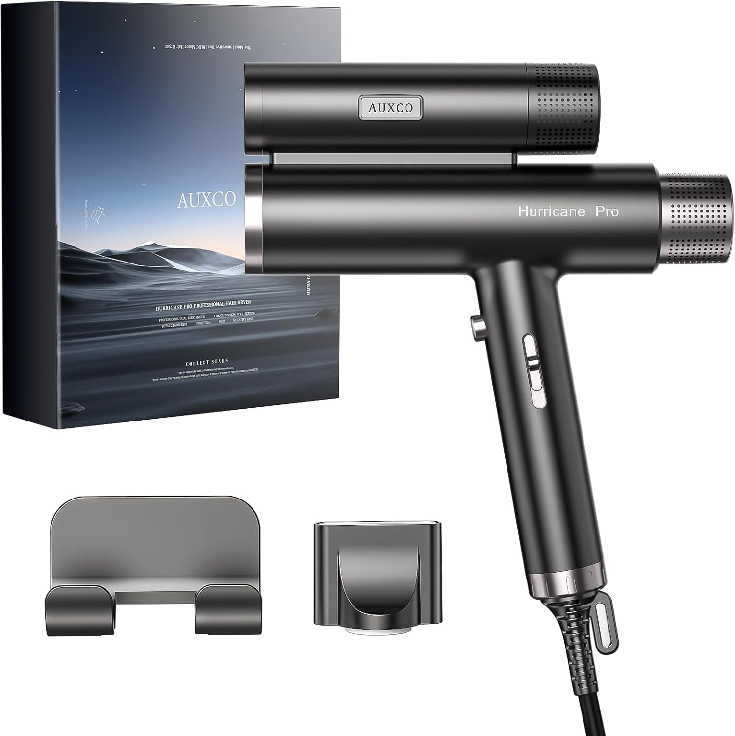 Matte Gray Hair Dryer