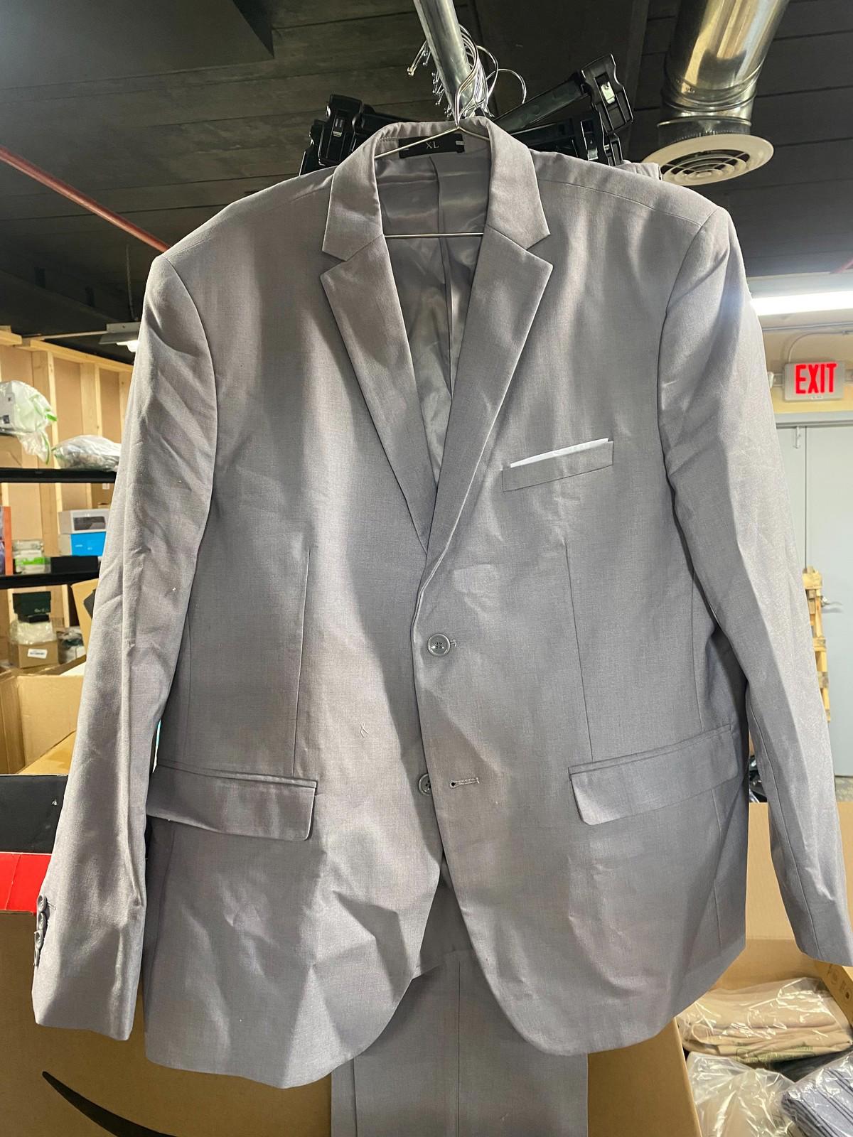 Mens Suits Slim Fit 3 Piece Business Wedding Tuxedo Jacket Vest Pants Suit Set