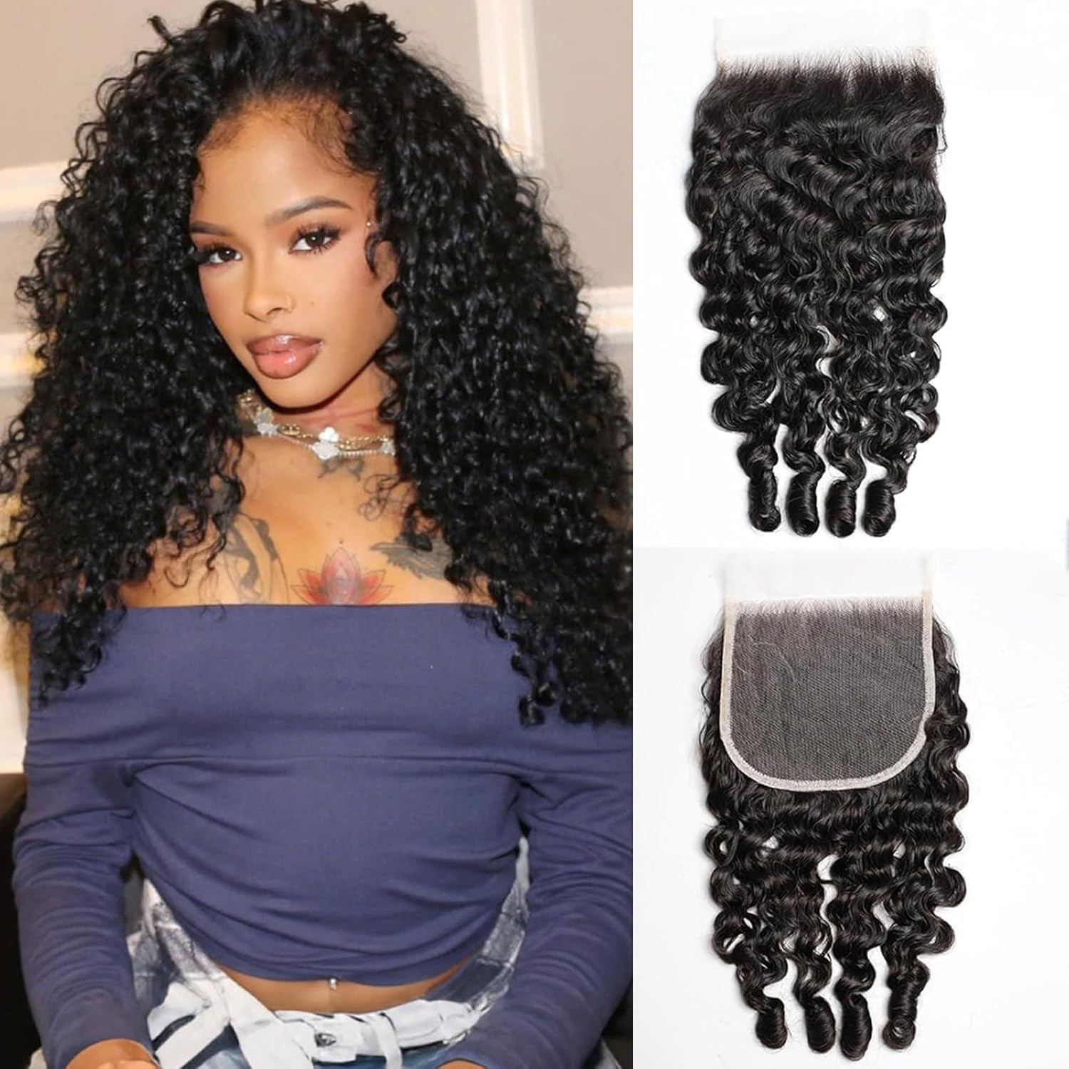 20 Inch Burmese Curly HD Lace Closure