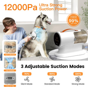Dog Grooming Vacuum with Detachable Hose