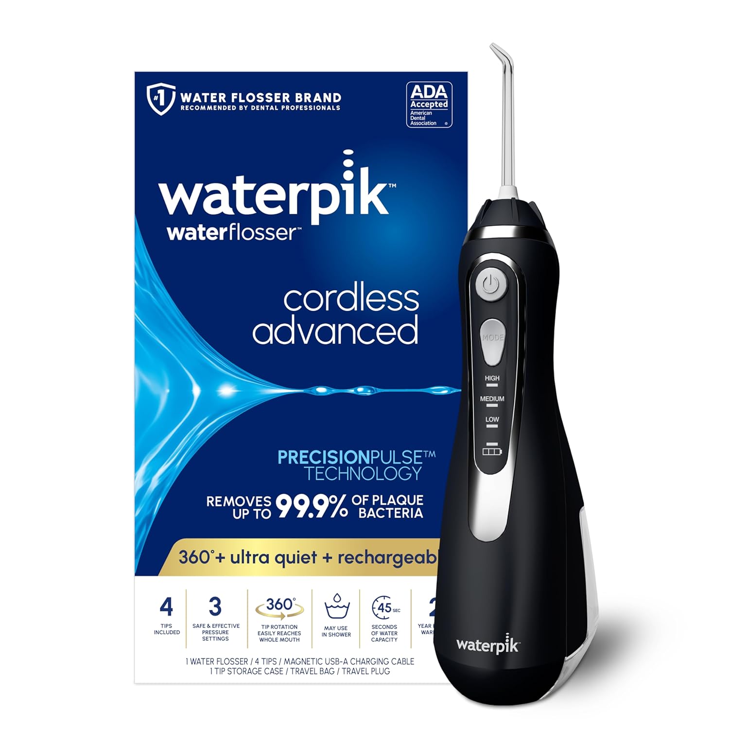 Waterpik Cordless Advanced 2.0 Water Flosser