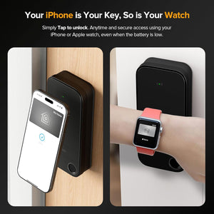 X1 Apple Home Key Tap to Unlock Smart Keyless Entry Door Lock with Fingerprint