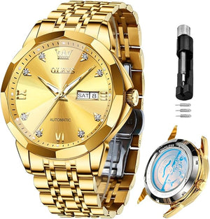 Gold Mechanical Business Dress Watch
