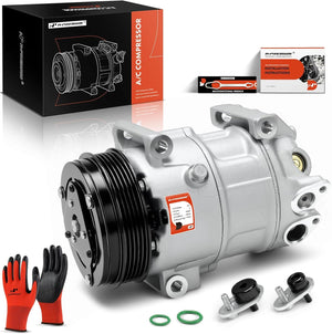 A-Premium Air Conditioner AC Compressor with Clutch for Fiat 500L 2014-2020