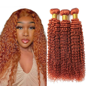 Brazilian Ginger Curly Hair