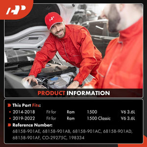 AC Compressor Compatible with Ram 1500 3.6L 2014-2018