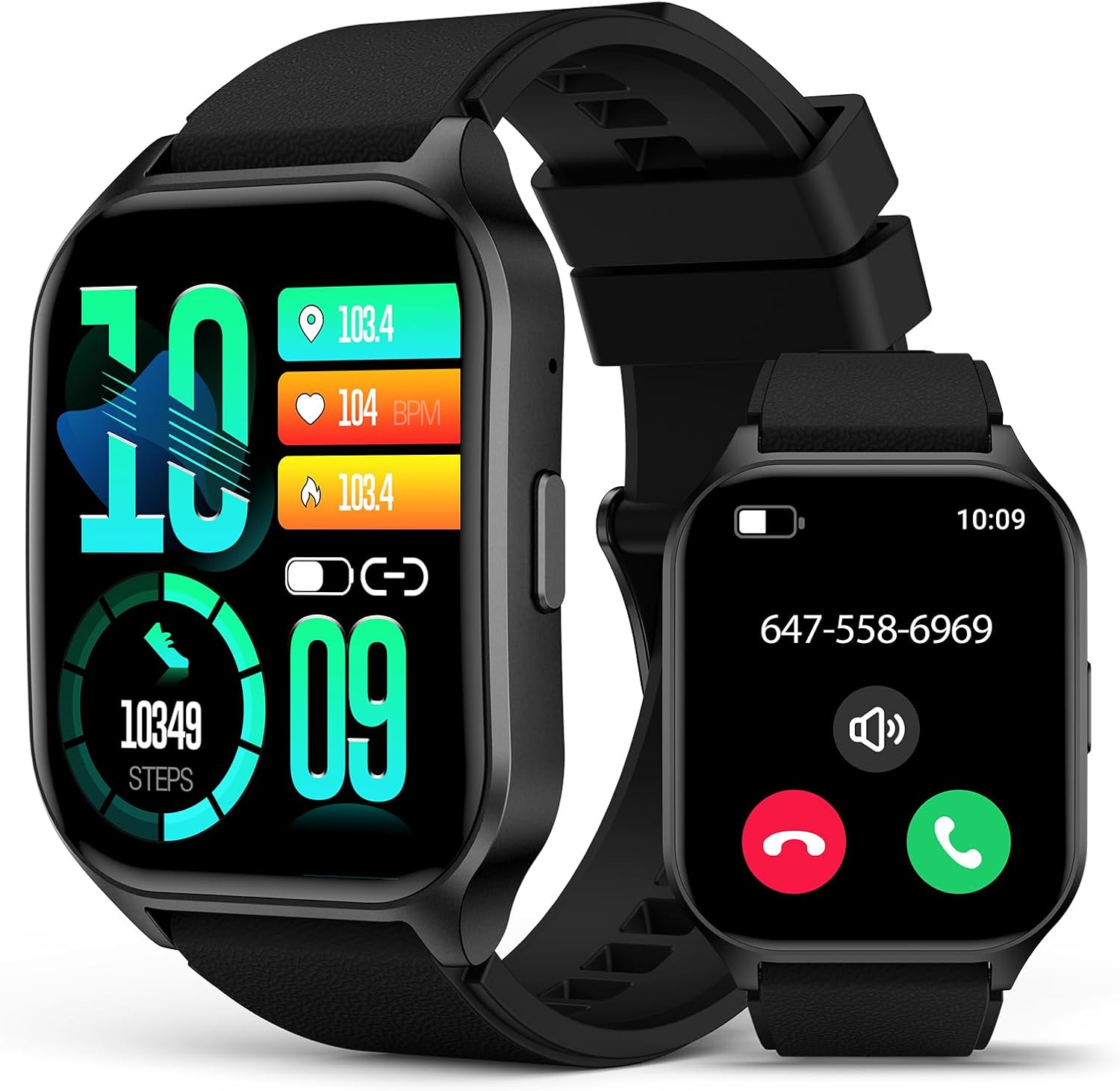 SOUYIE Smart Watch with 2.06-inch Curved AMOLED Display