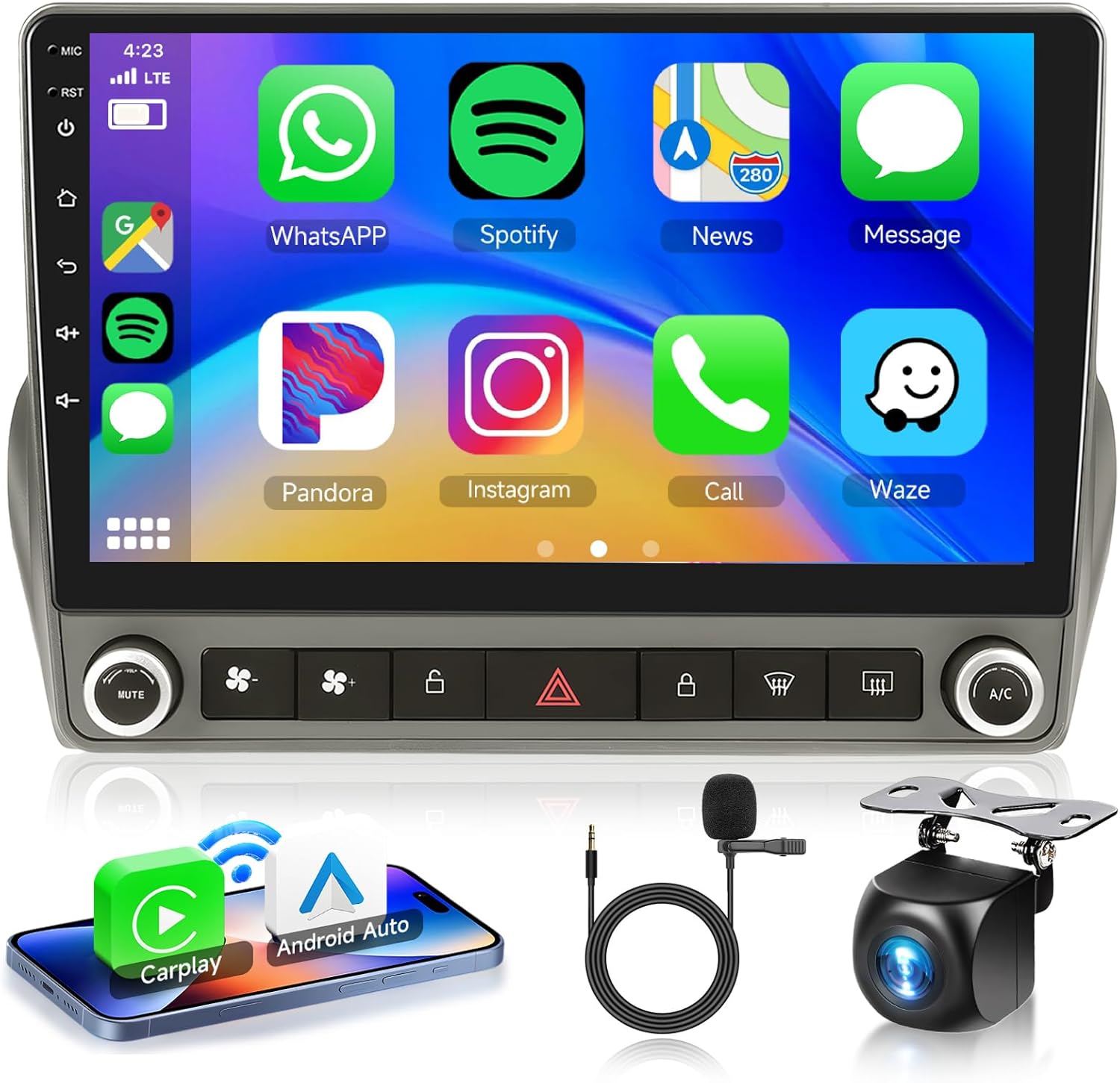 2G+64G Android 13 Car Stereo for Chevrolet Camaro 2008-2015