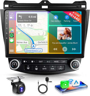 5GHz WiFi 8-Core Car Stereo for Honda Accord 2003-2007