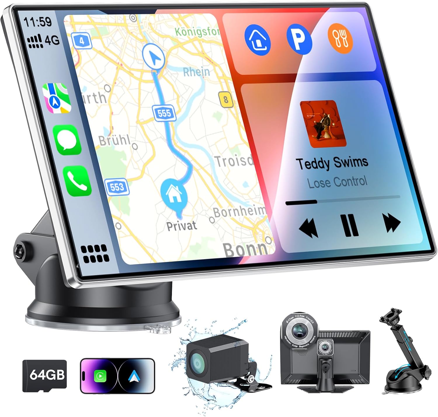 CooCom Car Stereo with GPS