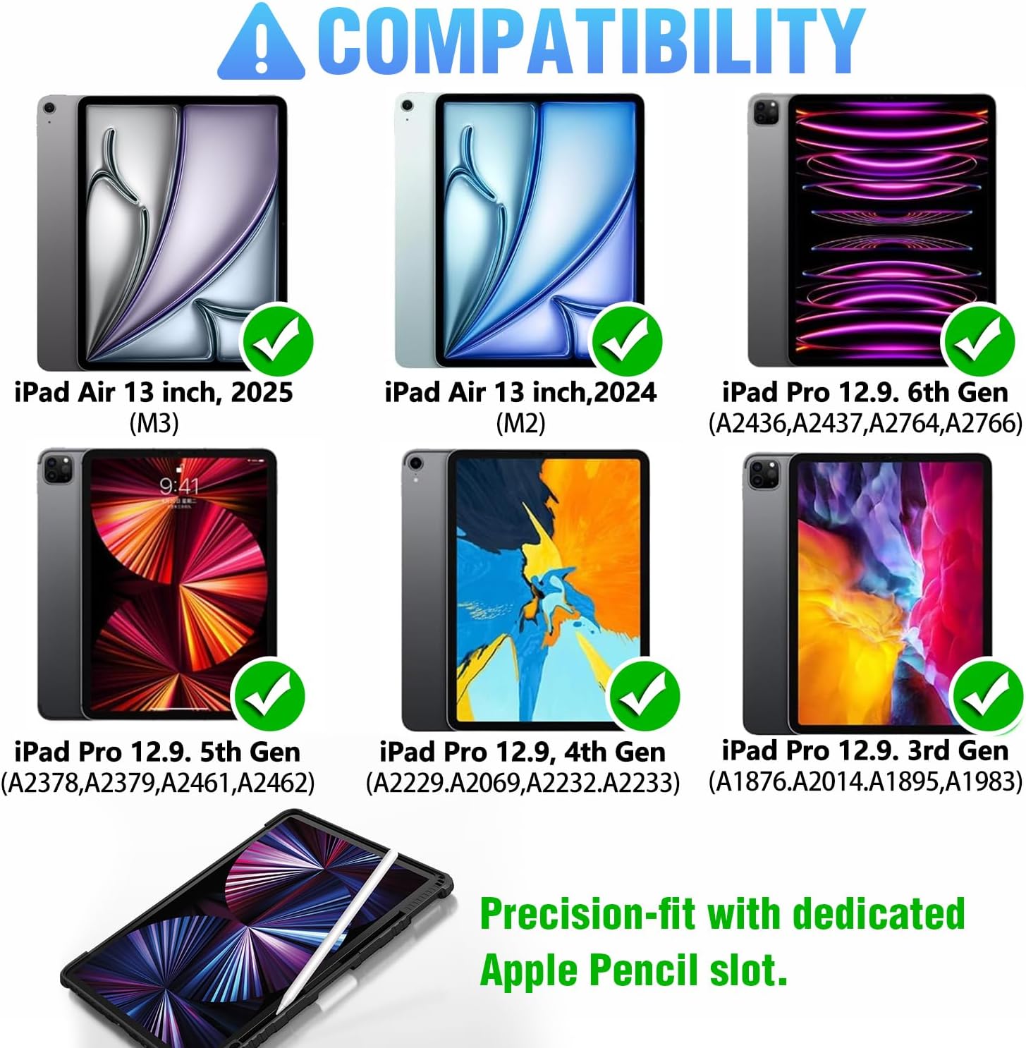 Rugged Protective iPad Keyboard Case