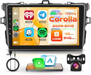 Rimoody 9-inch Android 15 Car Stereo for Toyota Corolla 2009-2013