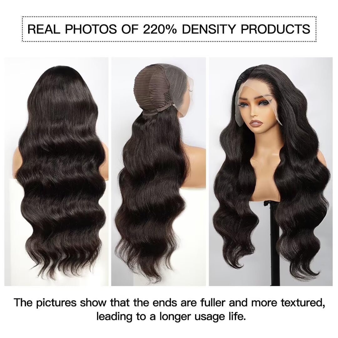 IWISH 220% Density 13x6 Body Wave Lace Frontal Wig