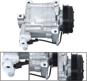 WFLNHB AC Compressor with Clutch for Subaru Forester & Impreza