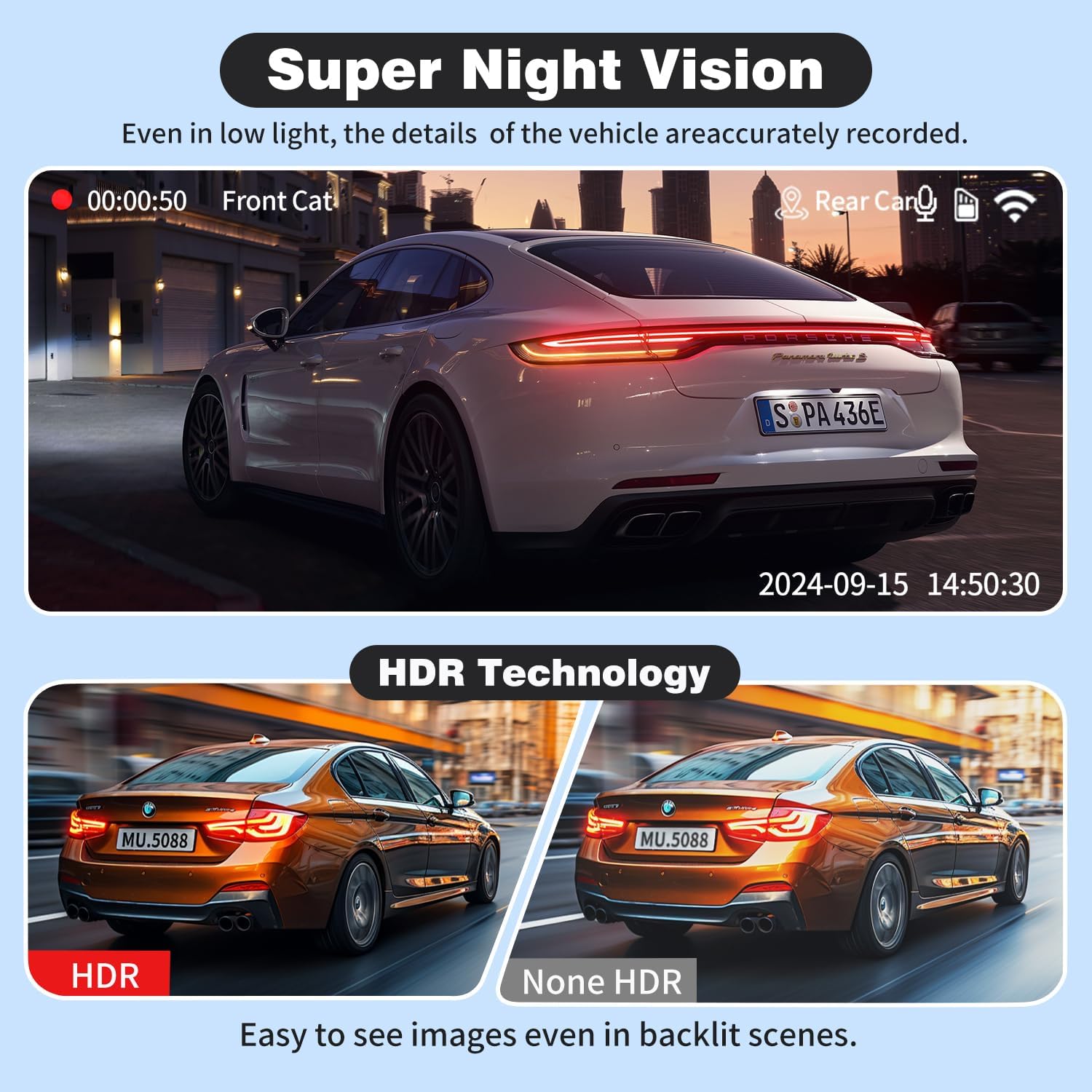 24H Parking Mode Dashcam