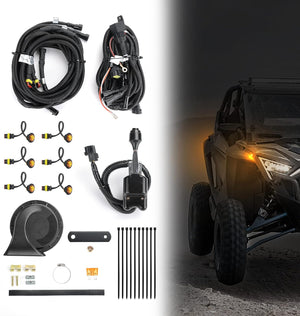 KEMIMOTO UTV Turn Signal Kit with Horn