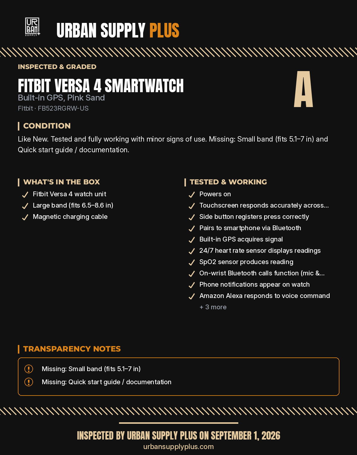 Diagnostic sheet