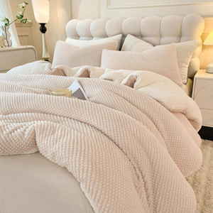 LLanCL 3D Jacquard Design Comforter Set