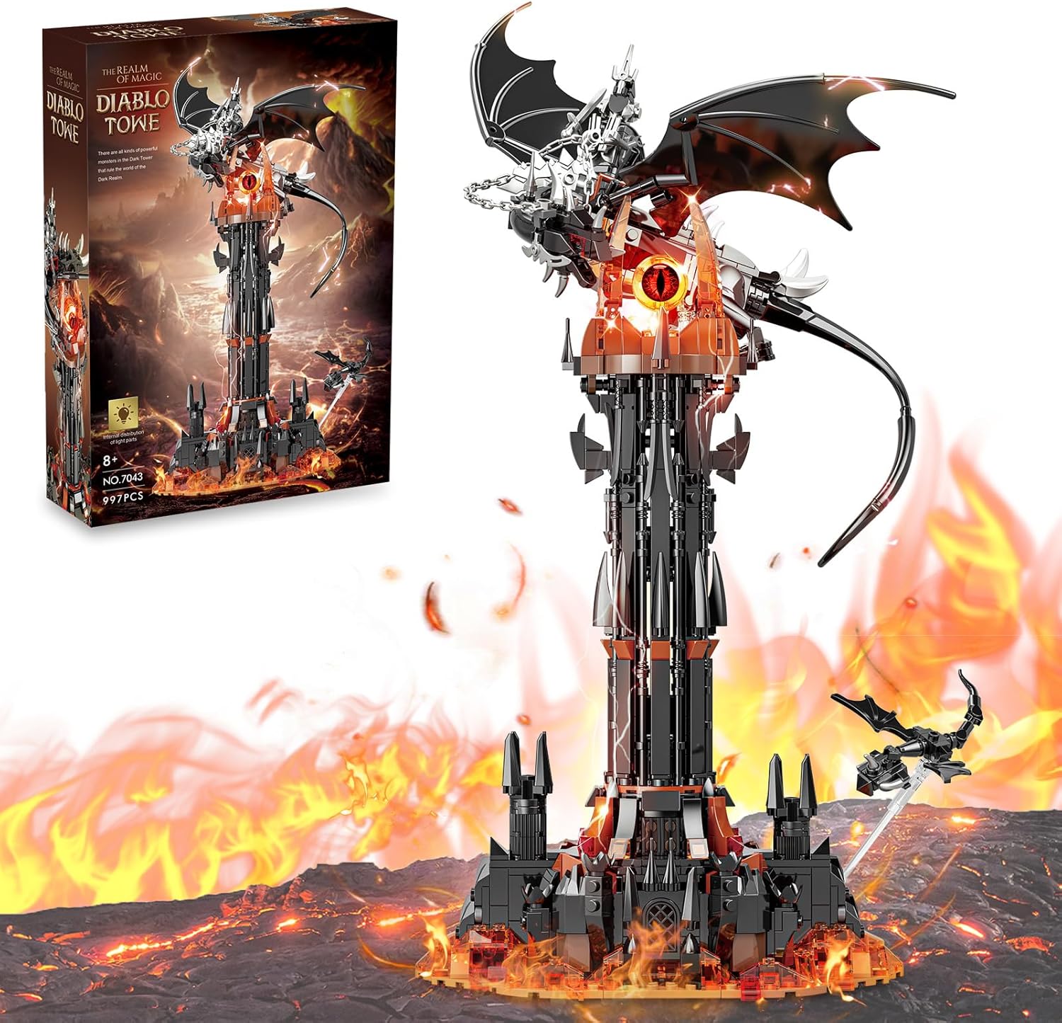 Compatible with LEGO Dark Tower Set