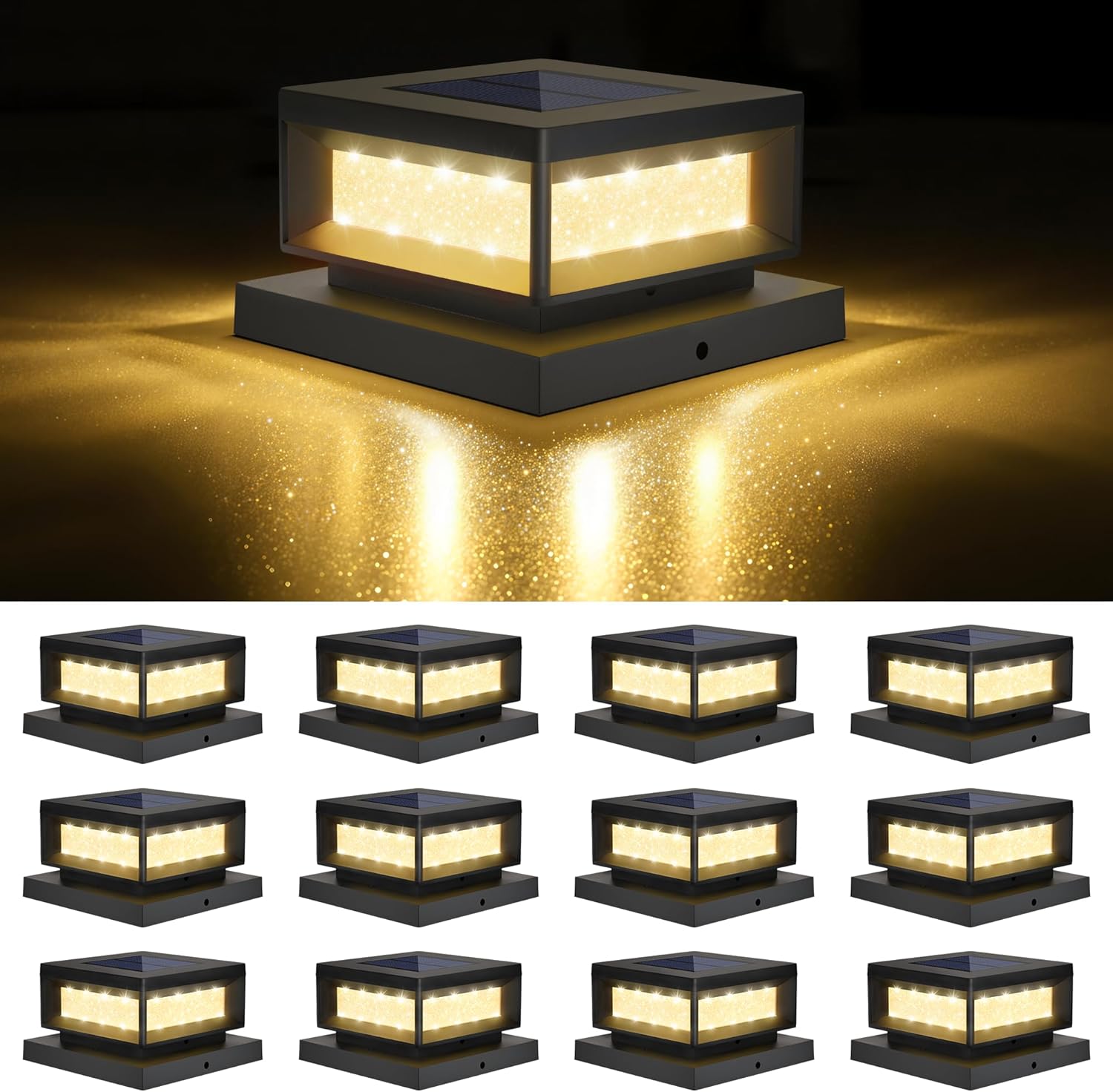 Mlambert Solar Post Cap Lights