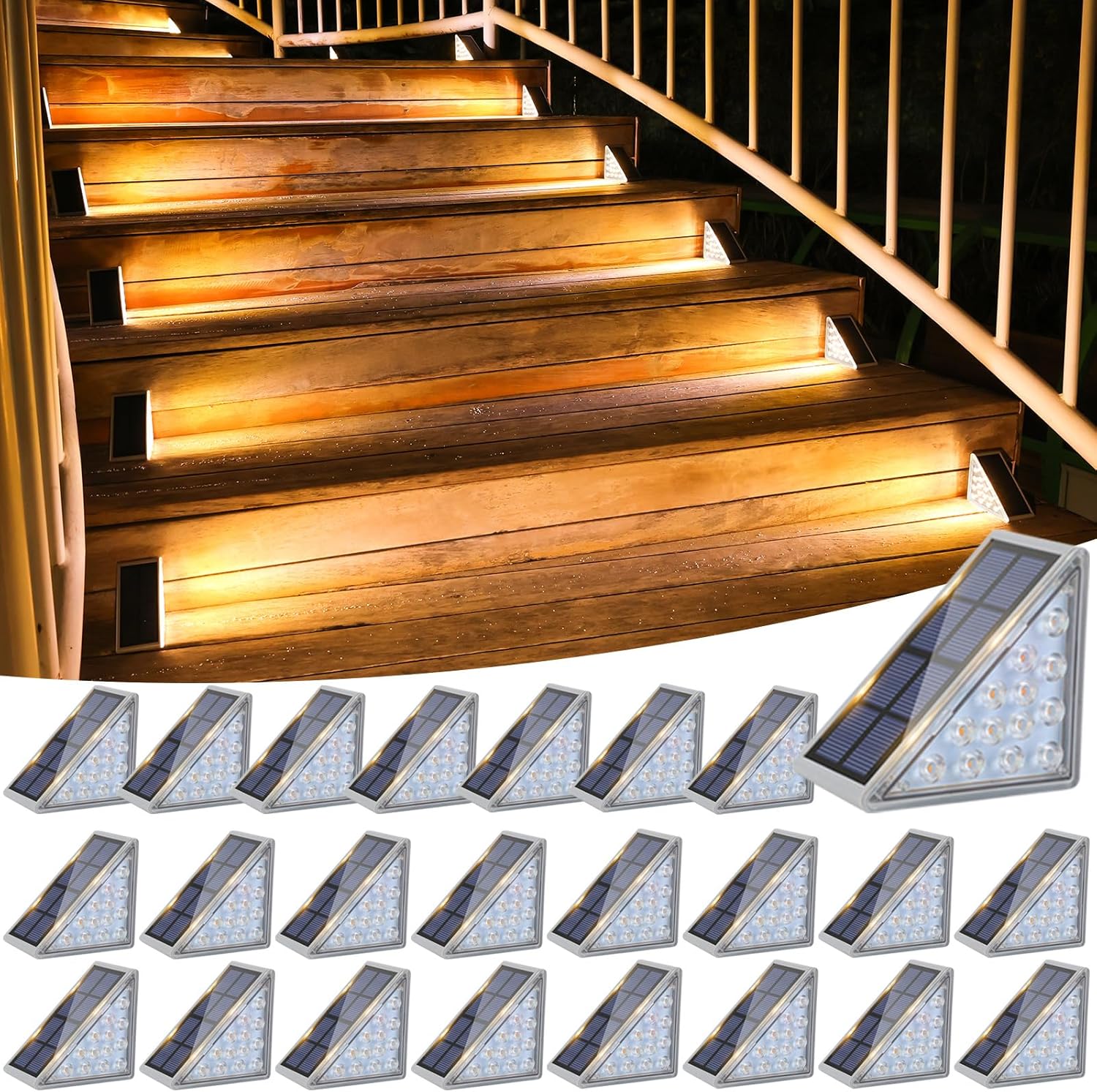 VOLISUN Solar Stair Lights