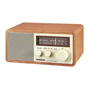 Sangean WR-11 Walnut Wood Cabinet AM/FM Tabletop Radio Factory Sealed — photo 6