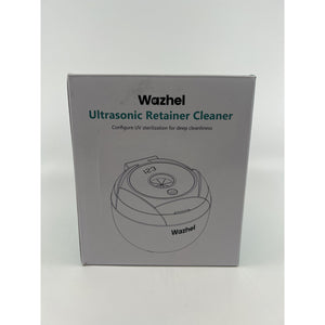 Wazhel UC132 Ultrasonic Retainer Cleaner 45kHz 200ml UV Open Box — photo 1