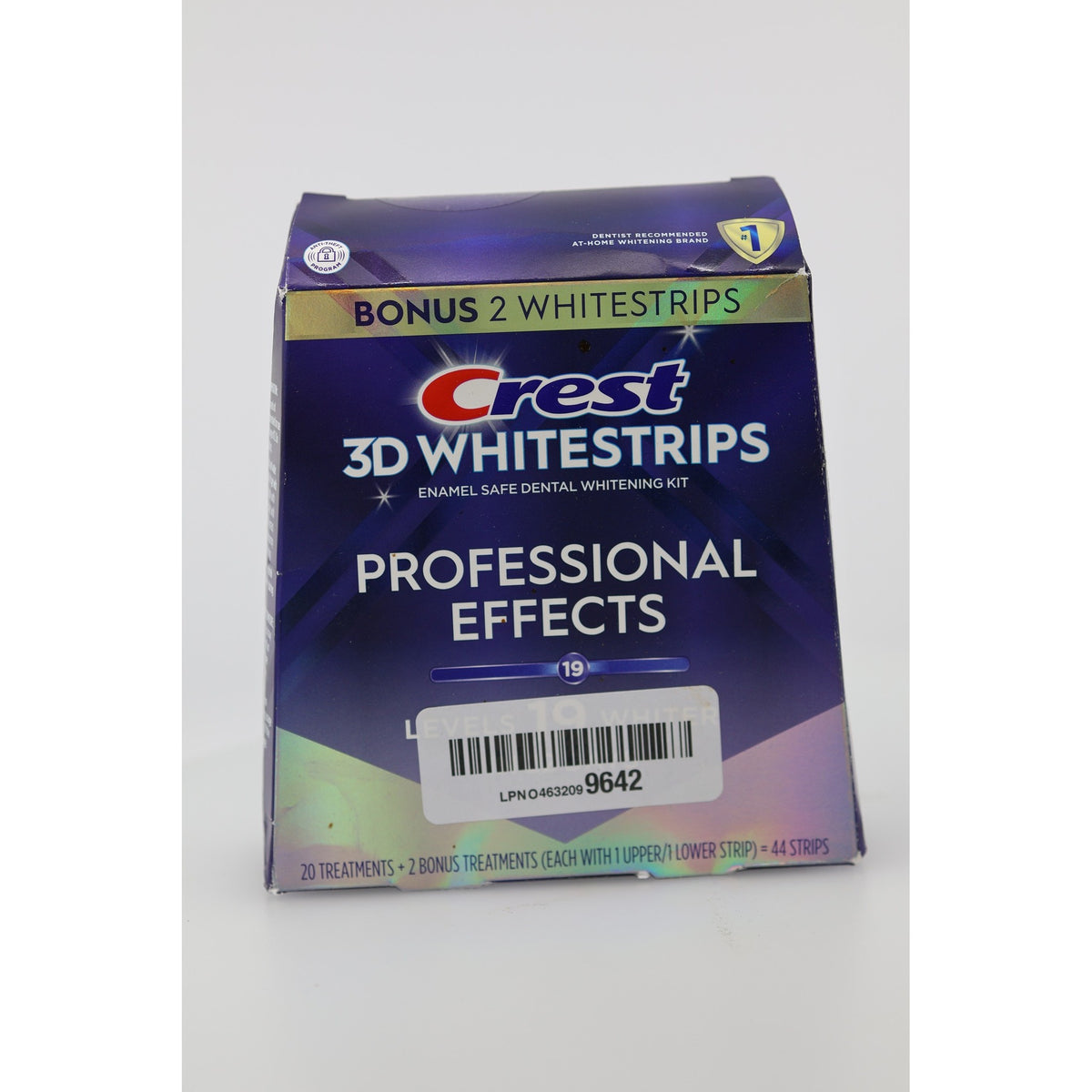 Crest 3D Whitestrips Professional Effects 44 Strips Open Box — photo 1