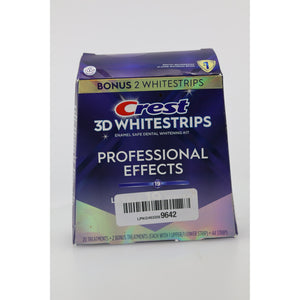 Crest 3D Whitestrips Professional Effects 44 Strips Open Box — photo 1