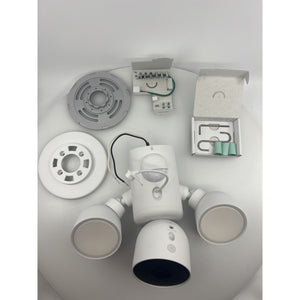 Google Nest Cam with Floodlight Outdoor 1080p Security Camera White Like New — photo 3