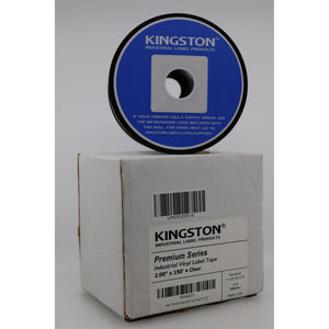 Kingston Premium Vinyl Label Tape Clear 2" x 150' New — photo 8